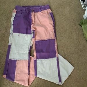 Patchwork jeans